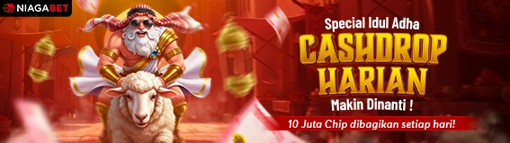 Niagabet : Cashdrop Harian Special Idul Adha Makin Dinanti!